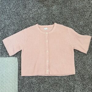 Aerie Short Sleeve Cardigan